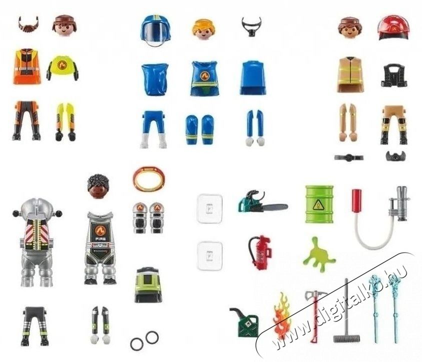PLAYMOBIL 71468 My Figures  Tűzolt&oacute;k H&aacute;ztart&aacute;s / Otthon / K&uuml;lt&eacute;r - J&aacute;t&eacute;k / Sport - J&aacute;t&eacute;kfigura - 532044