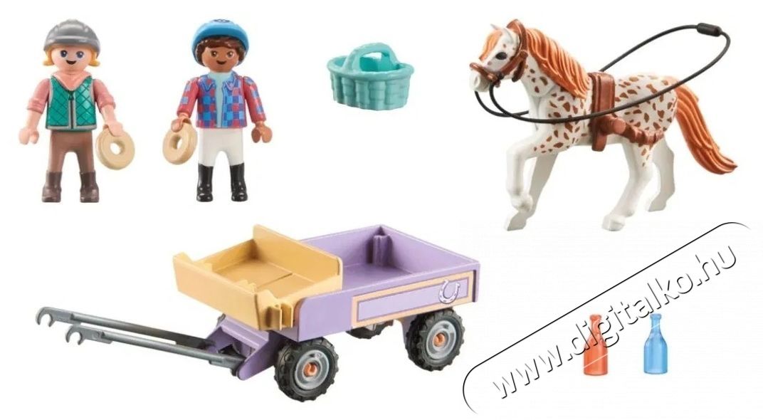 PLAYMOBIL 71496 P&oacute;ni lovaskocsi H&aacute;ztart&aacute;s / Otthon / K&uuml;lt&eacute;r - J&aacute;t&eacute;k / Sport - J&aacute;t&eacute;kfigura - 532046