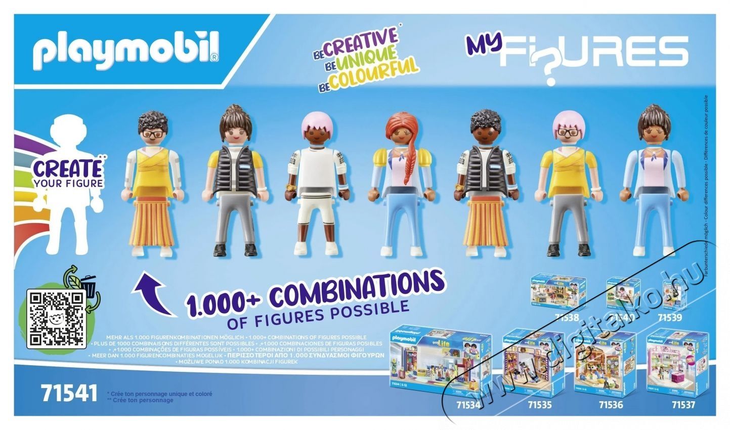 PLAYMOBIL 71541 My Figures  V&aacute;s&aacute;rl&aacute;s H&aacute;ztart&aacute;s / Otthon / K&uuml;lt&eacute;r - J&aacute;t&eacute;k / Sport - J&aacute;t&eacute;kfigura - 532070