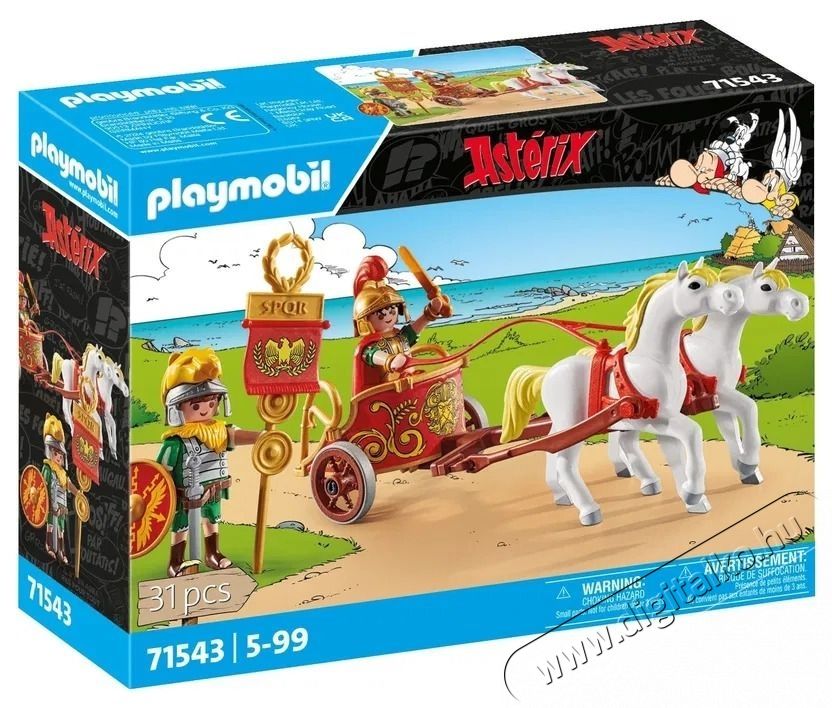 PLAYMOBIL 71543 Asterix  R&oacute;mai harci szek&eacute;r H&aacute;ztart&aacute;s / Otthon / K&uuml;lt&eacute;r - J&aacute;t&eacute;k / Sport - J&aacute;t&eacute;kfigura - 532077