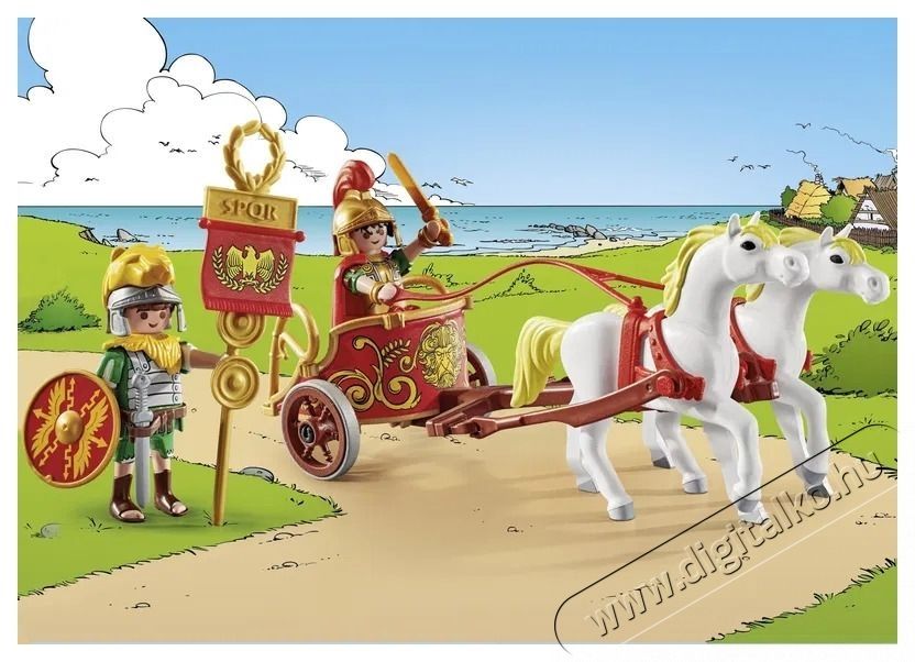 PLAYMOBIL 71543 Asterix  R&oacute;mai harci szek&eacute;r H&aacute;ztart&aacute;s / Otthon / K&uuml;lt&eacute;r - J&aacute;t&eacute;k / Sport - J&aacute;t&eacute;kfigura - 532077