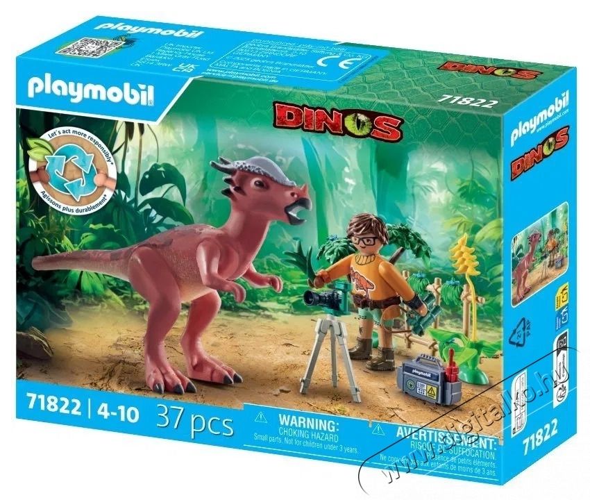 PLAYMOBIL A Stygimoloch d&iacute;n&oacute; megfigyel&eacute;se 71822 H&aacute;ztart&aacute;s / Otthon / K&uuml;lt&eacute;r - J&aacute;t&eacute;k / Sport - J&aacute;t&eacute;kfigura - 532071