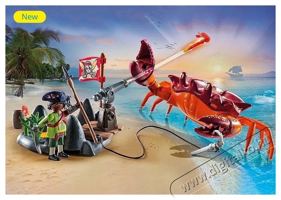 PLAYMOBIL Harc egy &oacute;ri&aacute;s r&aacute;k ellen H&aacute;ztart&aacute;s / Otthon / K&uuml;lt&eacute;r - J&aacute;t&eacute;k / Sport - J&aacute;t&eacute;kfigura - 532045