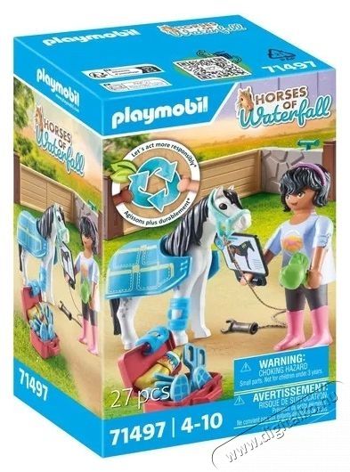 PLAYMOBIL 71497 L&oacute;terapeuta H&aacute;ztart&aacute;s / Otthon / K&uuml;lt&eacute;r - J&aacute;t&eacute;k / Sport - J&aacute;t&eacute;kfigura - 532064