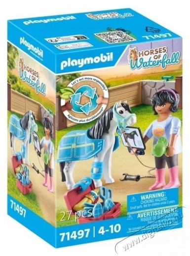 PLAYMOBIL 71497 L&oacute;terapeuta H&aacute;ztart&aacute;s / Otthon / K&uuml;lt&eacute;r - J&aacute;t&eacute;k / Sport - J&aacute;t&eacute;kfigura - 532064