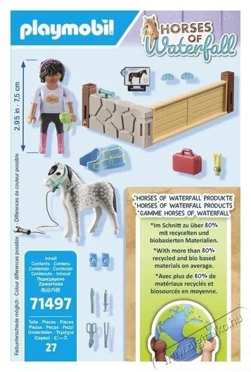 PLAYMOBIL 71497 L&oacute;terapeuta H&aacute;ztart&aacute;s / Otthon / K&uuml;lt&eacute;r - J&aacute;t&eacute;k / Sport - J&aacute;t&eacute;kfigura - 532064