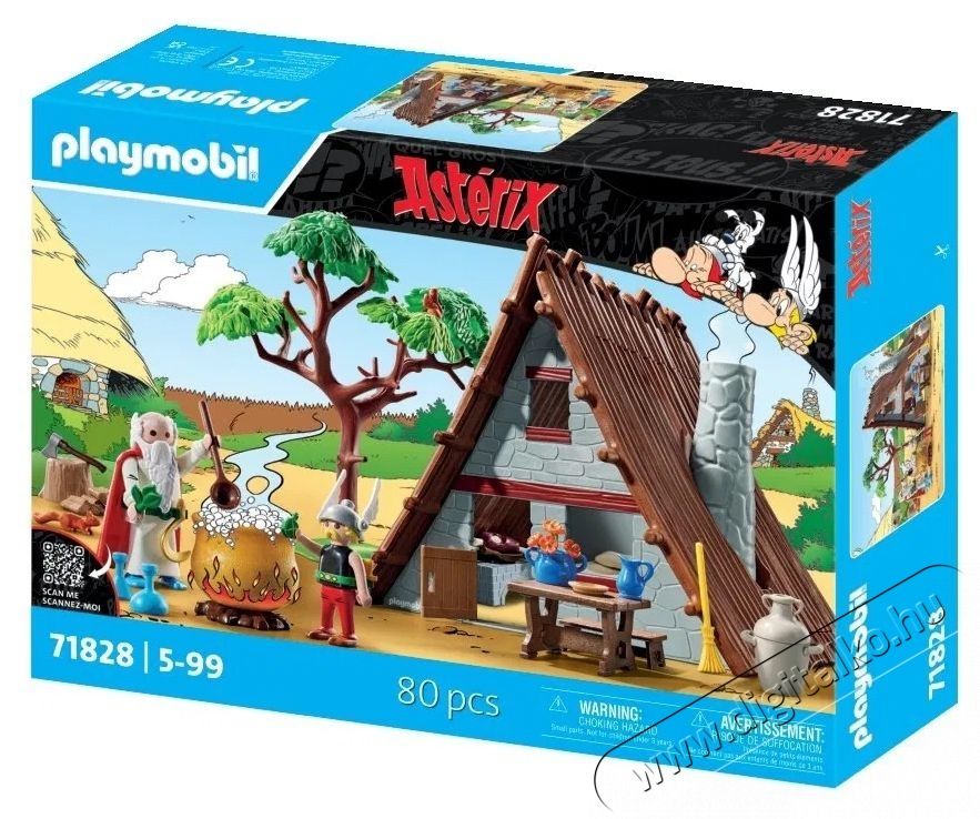PLAYMOBIL 71828 Asterix  Asterix h&aacute;za H&aacute;ztart&aacute;s / Otthon / K&uuml;lt&eacute;r - J&aacute;t&eacute;k / Sport - J&aacute;t&eacute;kfigura - 532083