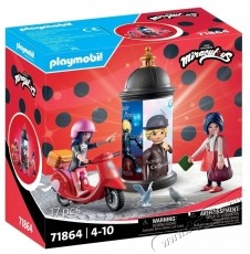 PLAYMOBIL 71864 Miraculous  Marinette robog&oacute;ja H&aacute;ztart&aacute;s / Otthon / K&uuml;lt&eacute;r - J&aacute;t&eacute;k / Sport - J&aacute;t&eacute;kfigura - 532086