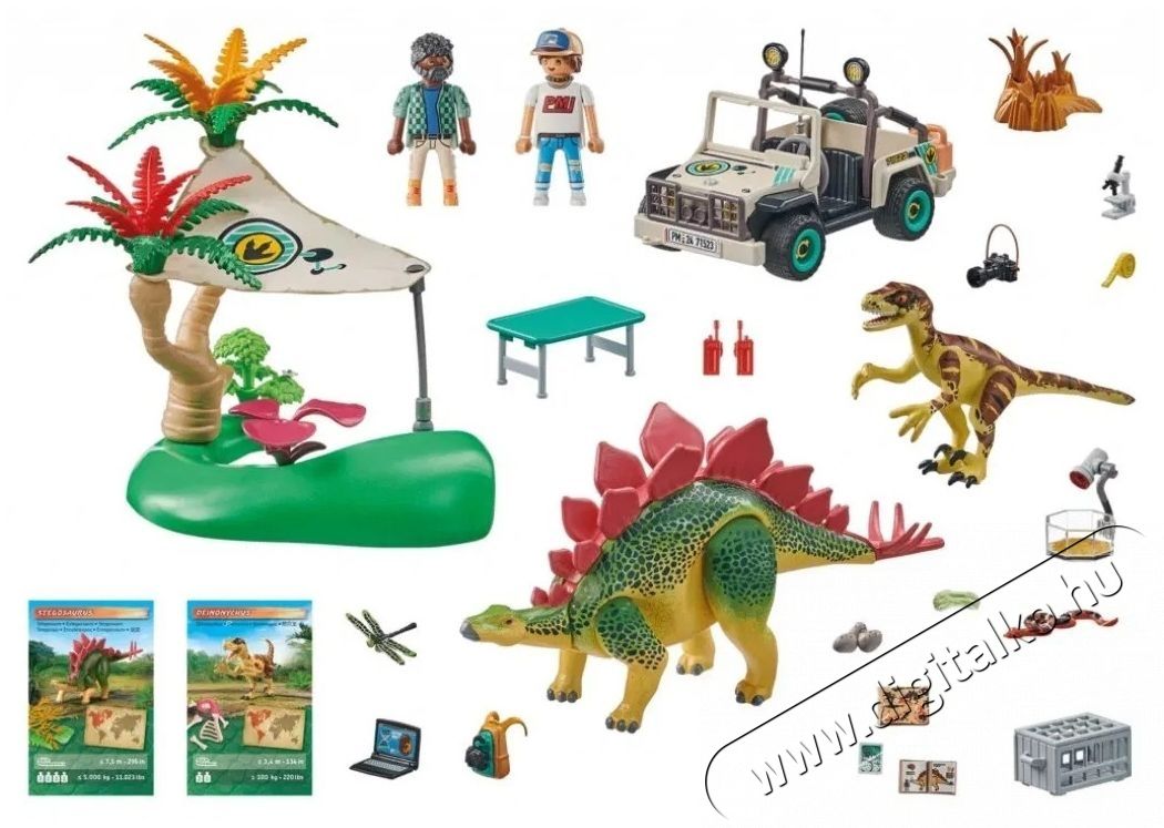 PLAYMOBIL Kutat&oacute;t&aacute;bor dinoszauruszokkal H&aacute;ztart&aacute;s / Otthon / K&uuml;lt&eacute;r - J&aacute;t&eacute;k / Sport - J&aacute;t&eacute;kfigura - 532063