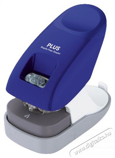 PLUS JAPAN asztali kapocsmentes kék tüző- és lyukasztógép Iroda és számítástechnika - Egyéb számítástechnikai termék - 508280