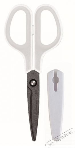 PLUS JAPAN Fitcut Curve 17,5 cm fluorbevonatú olló Konyhai termékek - Konyhai eszköz - Kés / olló - 508277