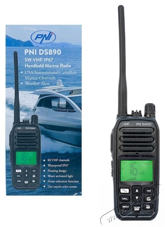 PNI DS890 hordozhat&oacute; tengeri r&aacute;di&oacute;&aacute;llom&aacute;s Mobil / Kommunik&aacute;ci&oacute; / Smart - Walkie-Talkie / PMR r&aacute;di&oacute; - Walkie-Talkie / PMR r&aacute;di&oacute; - 535553