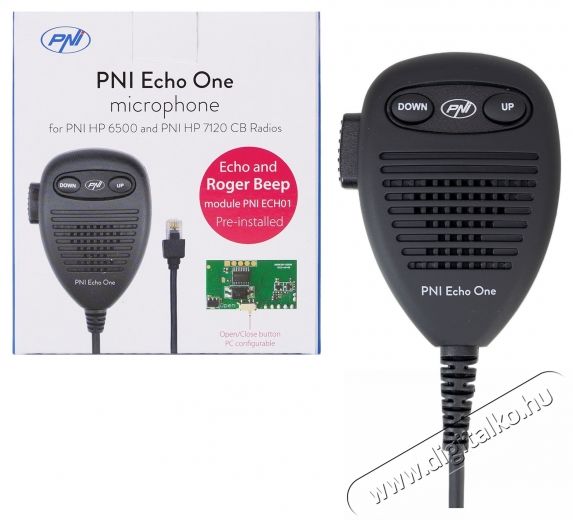 PNI Echo One mikrofon PNI HP 6500 &eacute;s PNI HP 7120 k&eacute;sz&uuml;l&eacute;kekhez Fot&oacute;-Vide&oacute; kieg&eacute;sz&iacute;tők - Mikrofon - Mikrofon r&aacute;di&oacute;knak - 535582