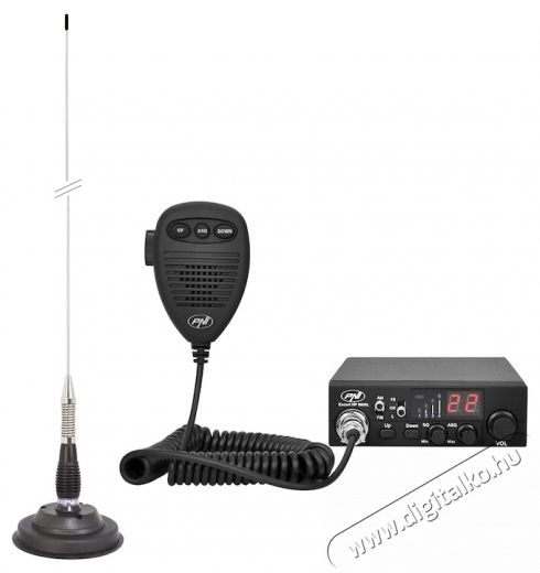 PNI Escort HP 8000L ASQ CB r&aacute;di&oacute;&aacute;llom&aacute;s k&eacute;szlet + PNI ML100 CB antenna Mobil / Kommunik&aacute;ci&oacute; / Smart - Walkie-Talkie / PMR r&aacute;di&oacute; - Walkie-Talkie / PMR r&aacute;di&oacute; - 535597