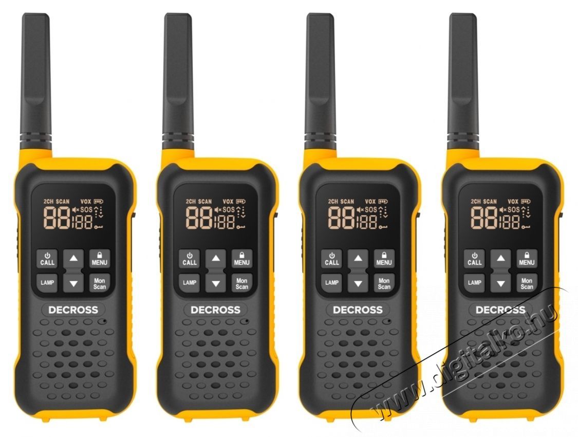 PNI Hordozhat&oacute; r&aacute;di&oacute;&aacute;llom&aacute;s, PMR Decross DC93 Quad Mobil / Kommunik&aacute;ci&oacute; / Smart - Walkie-Talkie / PMR r&aacute;di&oacute; - Walkie-Talkie / PMR r&aacute;di&oacute; - 535612