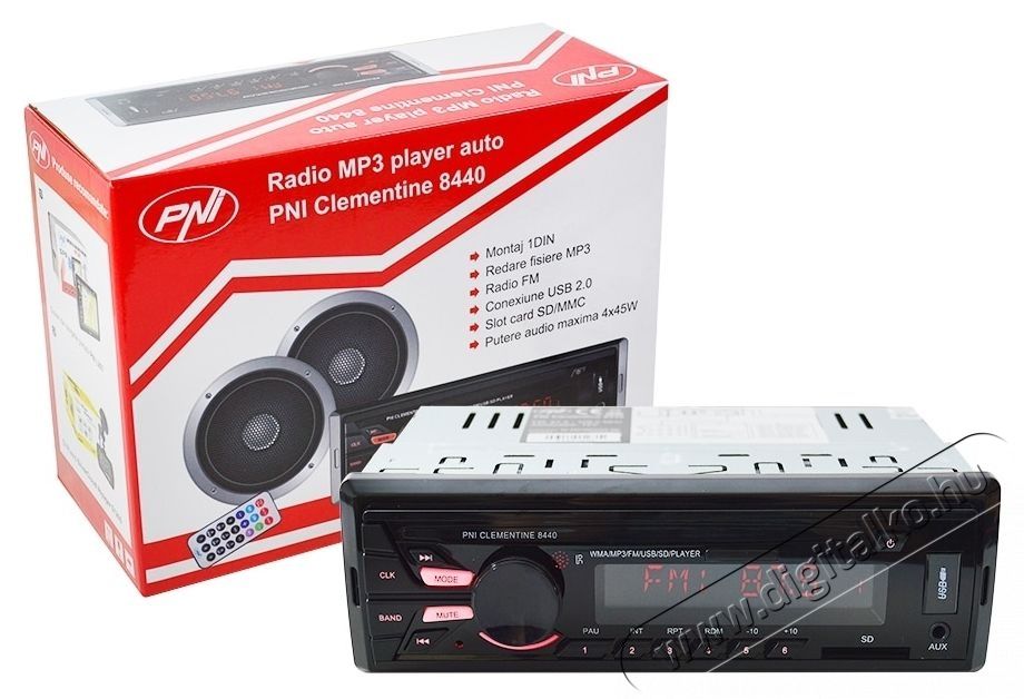 PNI Clementine 8440 MP3 aut&oacute;r&aacute;di&oacute; Aut&oacute;hifi / Aut&oacute; felszerel&eacute;s - Aut&oacute;r&aacute;di&oacute; fejegys&eacute;g - Aut&oacute;r&aacute;di&oacute; fejegys&eacute;g - 535507