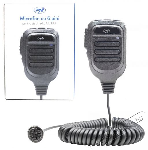 PNI Cseremikrofon 6 tűs CB Escort HP 9500, HP 8900, HP 8000L k&eacute;sz&uuml;l&eacute;kekhez Fot&oacute;-Vide&oacute; kieg&eacute;sz&iacute;tők - Mikrofon - Mikrofon r&aacute;di&oacute;knak - 535524