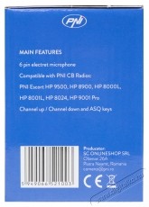 PNI Cseremikrofon 6 tűs CB Escort HP 9500, HP 8900, HP 8000L k&eacute;sz&uuml;l&eacute;kekhez Fot&oacute;-Vide&oacute; kieg&eacute;sz&iacute;tők - Mikrofon - Mikrofon r&aacute;di&oacute;knak - 535524