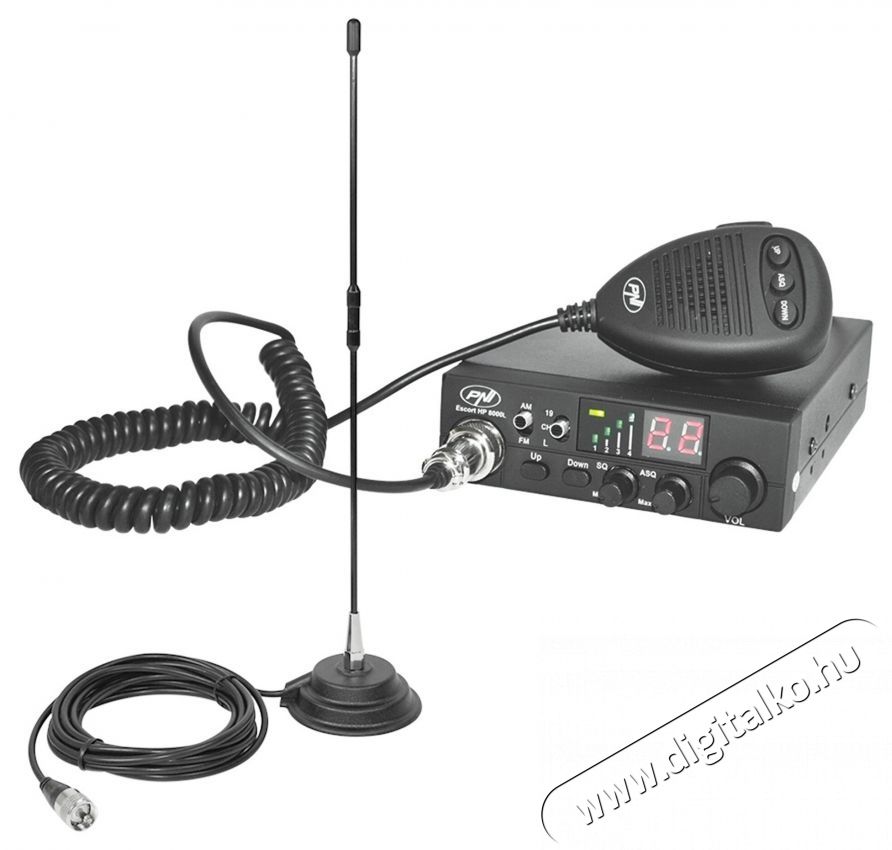 PNI Escort HP 8000L ASQ CB r&aacute;di&oacute;&aacute;llom&aacute;s csomag + PNI Extra 40 CB antenna m&aacute;gnessel Aut&oacute;hifi / Aut&oacute; felszerel&eacute;s - Aut&oacute;s / aut&oacute;hifi kieg&eacute;sz&iacute;tő - Egy&eacute;b aut&oacute;s kieg&eacute;sz&iacute;tő - 535604