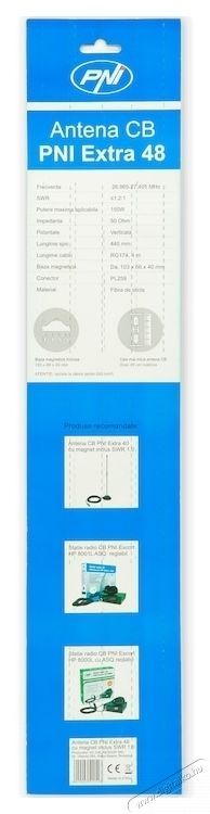 PNI Extra 48 CB antenna, m&aacute;gnessel egy&uuml;tt Aut&oacute;hifi / Aut&oacute; felszerel&eacute;s - Aut&oacute;s / aut&oacute;hifi kieg&eacute;sz&iacute;tő - Egy&eacute;b aut&oacute;s kieg&eacute;sz&iacute;tő - 535532