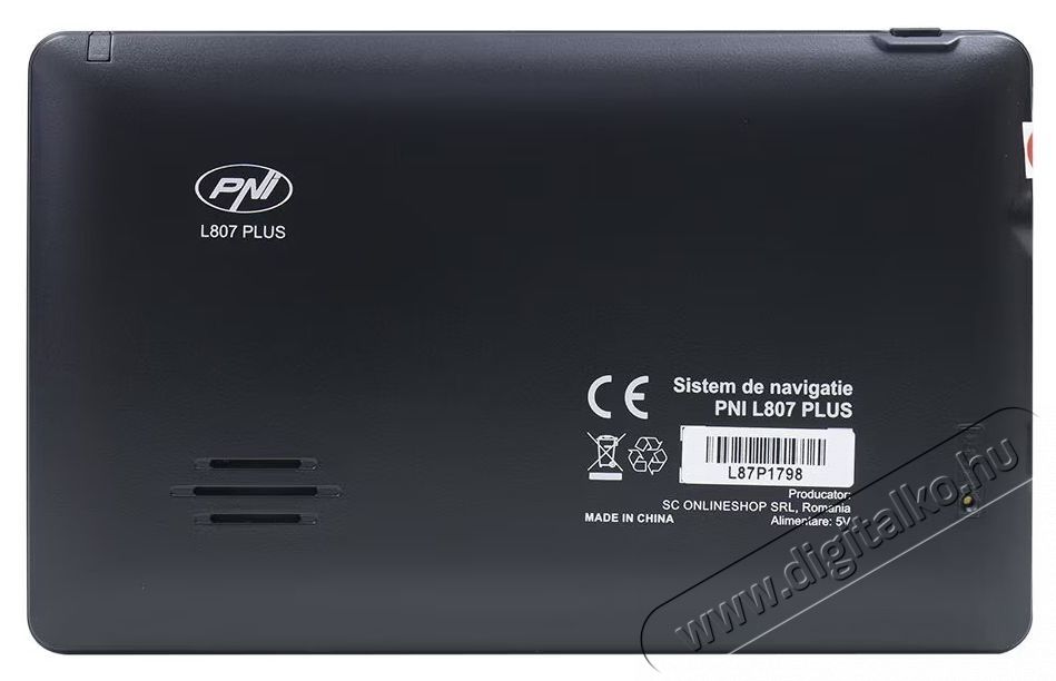 PNI L807 PLUS GPS navig&aacute;ci&oacute;s rendszer Aut&oacute;hifi / Aut&oacute; felszerel&eacute;s - Aut&oacute;s / aut&oacute;hifi kieg&eacute;sz&iacute;tő - Egy&eacute;b aut&oacute;s kieg&eacute;sz&iacute;tő - 535537