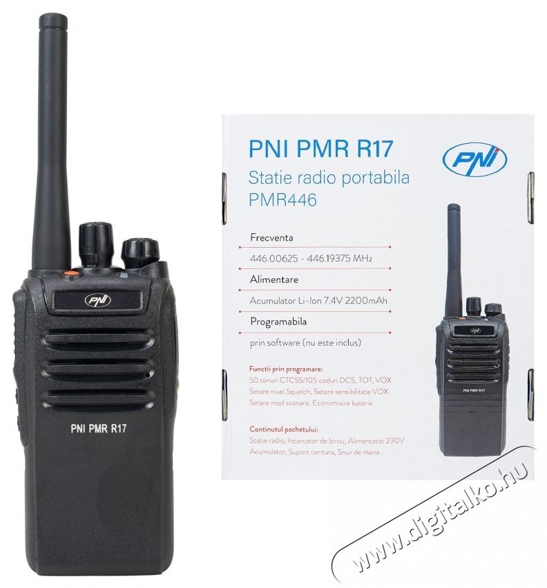 PNI PMR R17 Hordozhat&oacute; r&aacute;di&oacute;&aacute;llom&aacute;s Mobil / Kommunik&aacute;ci&oacute; / Smart - Walkie-Talkie / PMR r&aacute;di&oacute; - Walkie-Talkie / PMR r&aacute;di&oacute; - 535594