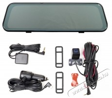 PNI Voyager S2800 UHD 4K 170&deg;-os aut&oacute;s DVR kamera visszapillant&oacute; t&uuml;k&ouml;rbe &eacute;p&iacute;tett F&eacute;nyk&eacute;pezőg&eacute;p / kamera - Aut&oacute;s fed&eacute;lzeti kamera - 535523