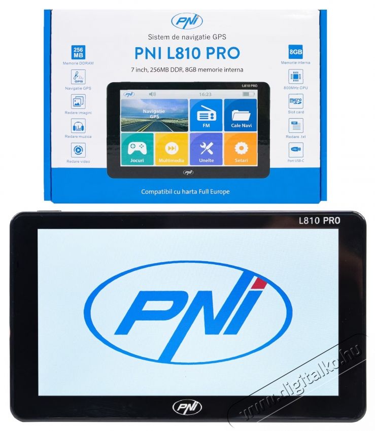 PNI L810 PRO GPS navig&aacute;ci&oacute;s rendszer Aut&oacute;hifi / Aut&oacute; felszerel&eacute;s - GPS navig&aacute;ci&oacute; - GPS navig&aacute;ci&oacute; - 535517