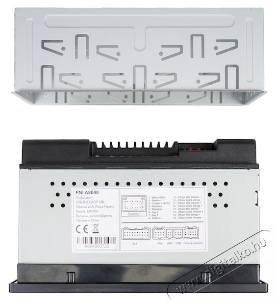 PNI A8040 aut&oacute;s multim&eacute;dia lej&aacute;tsz&oacute; Android 13-mal Aut&oacute;hifi / Aut&oacute; felszerel&eacute;s - Aut&oacute;r&aacute;di&oacute; fejegys&eacute;g - Aut&oacute;r&aacute;di&oacute; fejegys&eacute;g - 535574