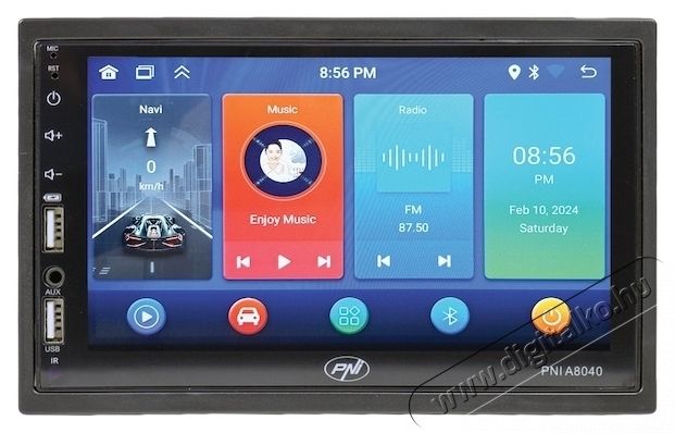 PNI A8040 aut&oacute;s multim&eacute;dia lej&aacute;tsz&oacute; Android 13-mal Aut&oacute;hifi / Aut&oacute; felszerel&eacute;s - Aut&oacute;r&aacute;di&oacute; fejegys&eacute;g - Aut&oacute;r&aacute;di&oacute; fejegys&eacute;g - 535574