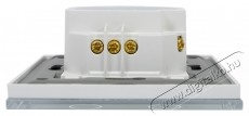 PNI L&eacute;tras fejkapcsol&oacute; &eacute;s dupla keresztfejes kapcsol&oacute; CS202W &uuml;veg&eacute;rintkezővel, feh&eacute;r LED jelzővel, 800W / kapcsol&oacute; H&aacute;ztart&aacute;s / Otthon / K&uuml;lt&eacute;r - Vil&aacute;g&iacute;t&aacute;s / elektromoss&aacute;g - L&aacute;mpa kieg&eacute;sz&iacute;tő - 540479