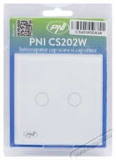 PNI L&eacute;tras fejkapcsol&oacute; &eacute;s dupla keresztfejes kapcsol&oacute; CS202W &uuml;veg&eacute;rintkezővel, feh&eacute;r LED jelzővel, 800W / kapcsol&oacute; H&aacute;ztart&aacute;s / Otthon / K&uuml;lt&eacute;r - Vil&aacute;g&iacute;t&aacute;s / elektromoss&aacute;g - L&aacute;mpa kieg&eacute;sz&iacute;tő - 540479