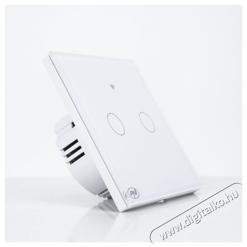 PNI SafeHome PT202L Intelligens &eacute;rintőkapcsol&oacute;, Wi-Fi, 10A, Tuya Smart alkalmaz&aacute;s, Alexa &eacute;s Google Asszisztens kompatibilis, Feh&eacute;r H&aacute;ztart&aacute;s / Otthon / K&uuml;lt&eacute;r - Vil&aacute;g&iacute;t&aacute;s / elektromoss&aacute;g - L&aacute;mpa kieg&eacute;sz&iacute;tő - 540476