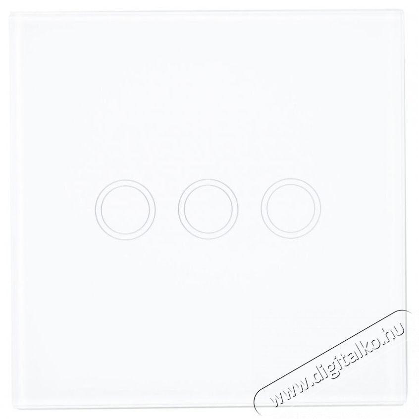 PNI SH303 H&aacute;rom r&eacute;szes kapcsol&oacute;, &uuml;veghat&aacute;s, &eacute;rintőpanel, led jelzővel, feh&eacute;r H&aacute;ztart&aacute;s / Otthon / K&uuml;lt&eacute;r - Vil&aacute;g&iacute;t&aacute;s / elektromoss&aacute;g - L&aacute;mpa kieg&eacute;sz&iacute;tő - 540475