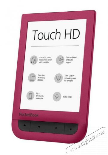 Pocketbook PB631-R-WW Touch HD E-Book olvasó - rubinvörös Mobil / Kommunikáció / Smart - E-book olvasó - 337530