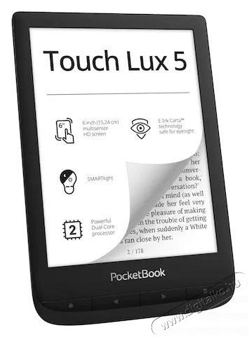 Pocketbook PB628-P-WW Touch Lux 5 6" fekete E-Book olvas&oacute; Mobil / Kommunik&aacute;ci&oacute; / Smart - E-book olvas&oacute; - 387495