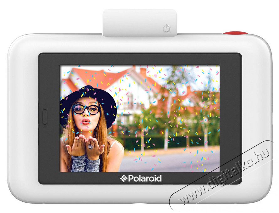 Polaroid P-POLSTW Snap Touch feh&eacute;r f&eacute;nyk&eacute;pezőg&eacute;p F&eacute;nyk&eacute;pezőg&eacute;p / kamera - DSLR t&uuml;k&ouml;rreflexes f&eacute;nyk&eacute;pezőg&eacute;p - 324542