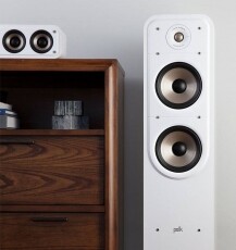 Polk Audio Signature S55E Álló hangsugárzó /pár - fehér Audio-Video / Hifi / Multimédia - Hangfal - Hangfalszett - Polc / állványos/ háttér hangsugárzó - 344599
