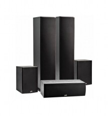 Polk Audio T50 + T15 + T30 5.0 hangfalszett - fekete Audio-Video / Hifi / Multimédia - Hangfal - Hangfalszett - Hangfalszett - 347321