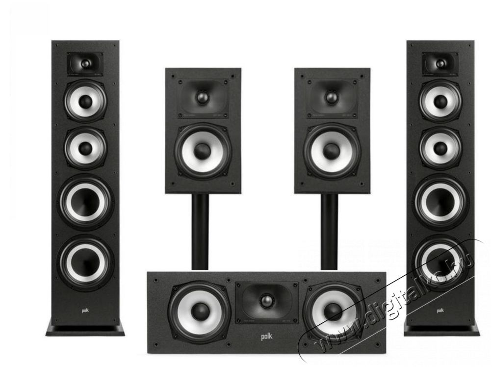 Polk Audio Monitor XT 60 + XT15 + XT30C Audio-Video / Hifi / Multimédia - Hifi - Sztereó - Összeállított hifi szett - 381304