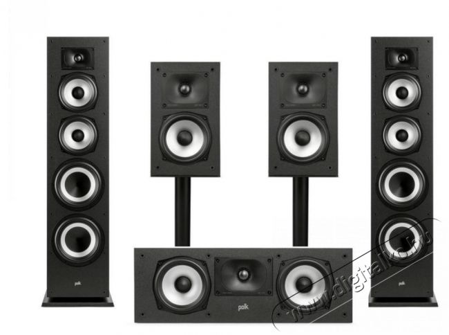 Polk Audio Monitor XT 60 + XT15 + XT30C Audio-Video / Hifi / Multimédia - Hifi - Sztereó - Összeállított hifi szett - 381304