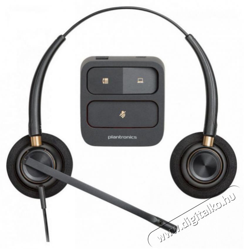 Poly EncorePro HW520 QD Audio-Video / Hifi / Multim&eacute;dia - F&uuml;l &eacute;s Fejhallgat&oacute;k - Fejhallgat&oacute; mikrofonnal / headset - 519058
