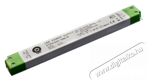 POS POWER FTPC30C1050-S 1050mA/14~29V 30,45W IP20 vékony LED tápegység Háztartás / Otthon / Kültér - Világítás / elektromosság - Lámpa kiegészítő - 396396