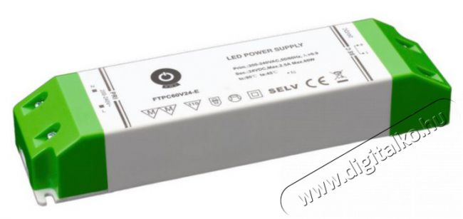 POS POWER FTPC60V24-E 24V/2.5A 60W IP20 gazdaságos LED tápegység Háztartás / Otthon / Kültér - Világítás / elektromosság - Lámpa kiegészítő - 396401