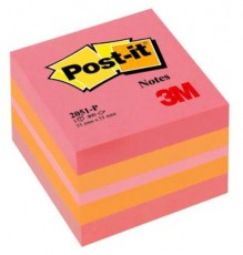 Post-it 51×51mm 400lap rózsaszin öntapadó mini jegyzetkocka Iroda és számítástechnika - Egyéb számítástechnikai termék - 405177