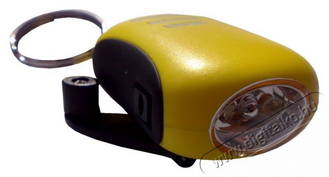 PowerPlus Bee dinamós zseblámpa, kulcskarikára fűzhető Háztartás / Otthon / Kültér - Világítás / elektromosság - Zseblámpa / elemlámpa - 259146