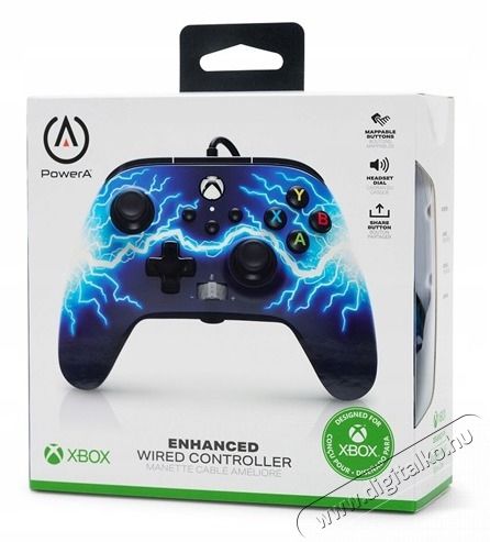 POWERA EnWired Xbox Series X|S / Xbox One vezet&eacute;kes Arc Lightning kontroller Iroda &eacute;s sz&aacute;m&iacute;t&aacute;stechnika - J&aacute;t&eacute;k konzol - Kontroller - 437361