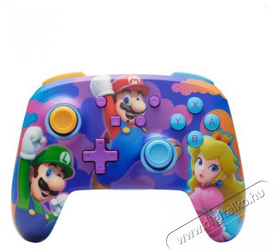 POWERA NSGP0287-01 Enhanced Nintendo Switch vezeték nélküli Color Splash Heroes kontroller Iroda és számítástechnika - Játék konzol - Nintendo Switch konzol - 508540