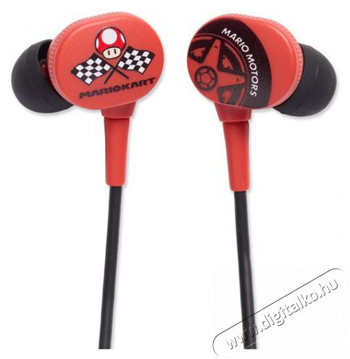 POWERA NSHS0399-01 Nintendo Switch vezetékes Mario Kart Motors mikrofonos fülhallgató Audio-Video / Hifi / Multimédia - Fül és Fejhallgatók - Fülhallgató - 508534