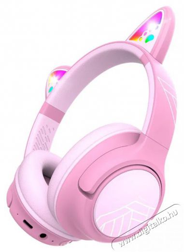 PowerLocus Bobo Cat Ears Purple/Pink Audio-Video / Hifi / Multim&eacute;dia - F&uuml;l &eacute;s Fejhallgat&oacute;k - Fejhallgat&oacute; - 510164